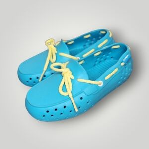 PEOPLE FOOTWEAR SENNA BLUE, toddler C 10 boat shoe  size C10